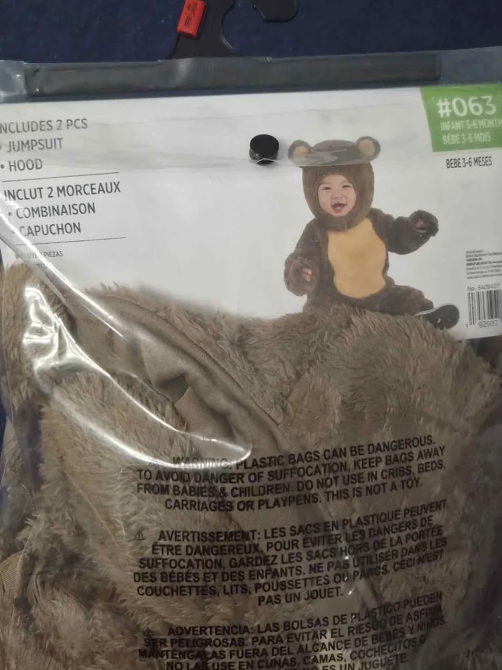 Infant Costume - Teddy Bear